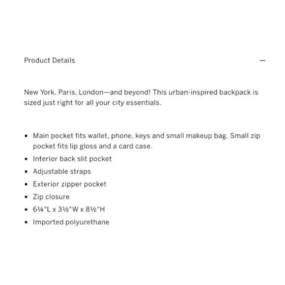 🌺SALE🌺VS Runway Patch Mini Backpack - Picture 5 of 5